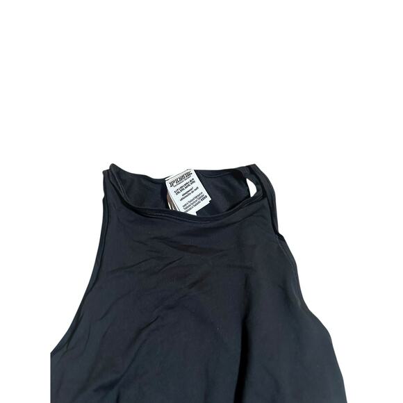 Victoria's Secret PINK high-neck black sleeveless bodysuit Size S - Picture 2 of 2